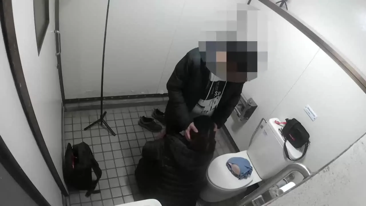 【野外】肉便器は公衆便所でパコられる【多目的トイレ】【2024-No01】 - FC2 Video - 320197