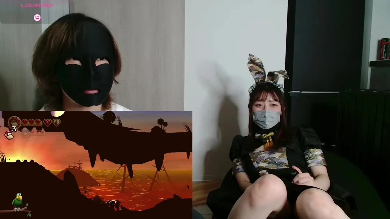 【チップリモバ】ぴぴみ　バニーコスプレ 　ドンキーコング - FC2 Video - 320445