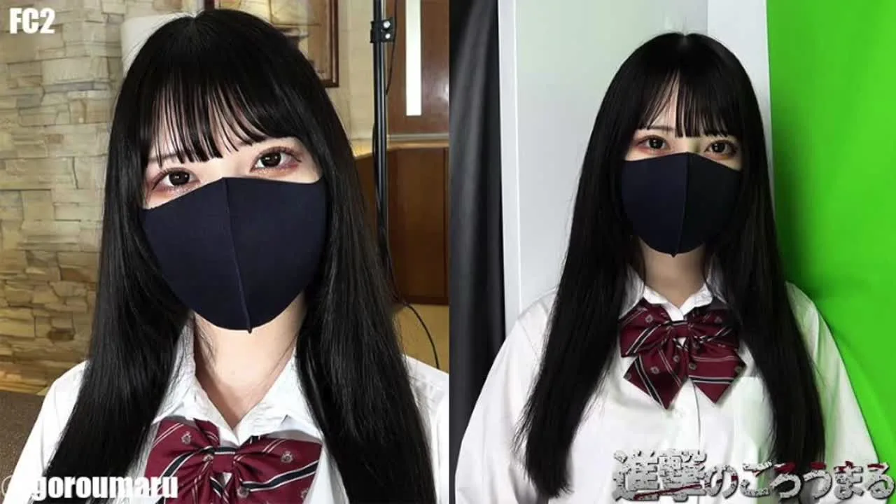 黒髪清楚系のスジパイパンは極上！制服露出＆何度も中出し！！ - FC2 Video - 323705