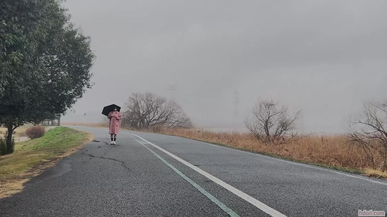 交通量の多い道路の近くで野外露出オナニー - FC2 Video - 324945