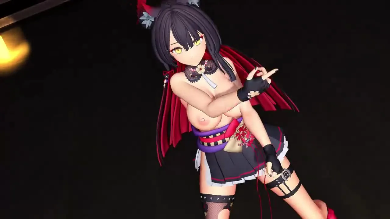 狐坂ワカモ/ピンクキャット【MMD】 - FC2 Video - 325500