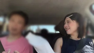 【車内で唾液イジメ】顔はもうべっちょべちょ。突然の唾吐きイジメやとどめの顔面に唾液塗り込みで凄い状態に。。 - FC2 Video - 330186