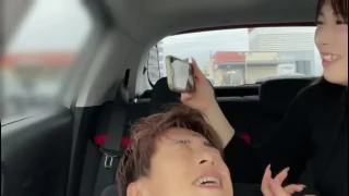 超絶な唾液エステを車内でやりつくしてM男の顔面は異常なほどベトベトにされる。 - FC2 Video - 333529
