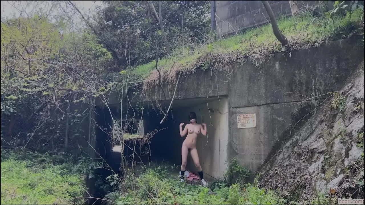 高速道路のトンネルで野外露出オナニー - FC2 Video - 334065