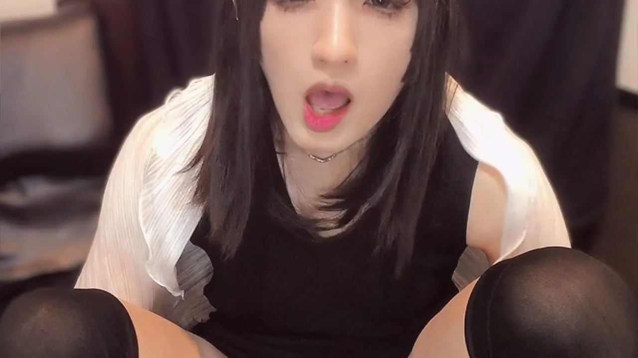 【個撮】黒ワンピースを着た変態女装が静かにオナニーする動画 - FC2 Video - 343835