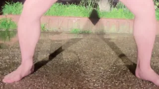 雨の中車に照らさられながらオナニー - FC2 Video - 345872