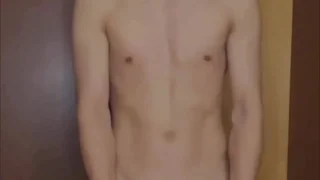 【腰フリフリ/素人イケメン】エロい腰つきのど変態オナニー！最後はコップに精子溜めちゃって可愛すぎます(〃ω〃) - FC2 Video - 346076