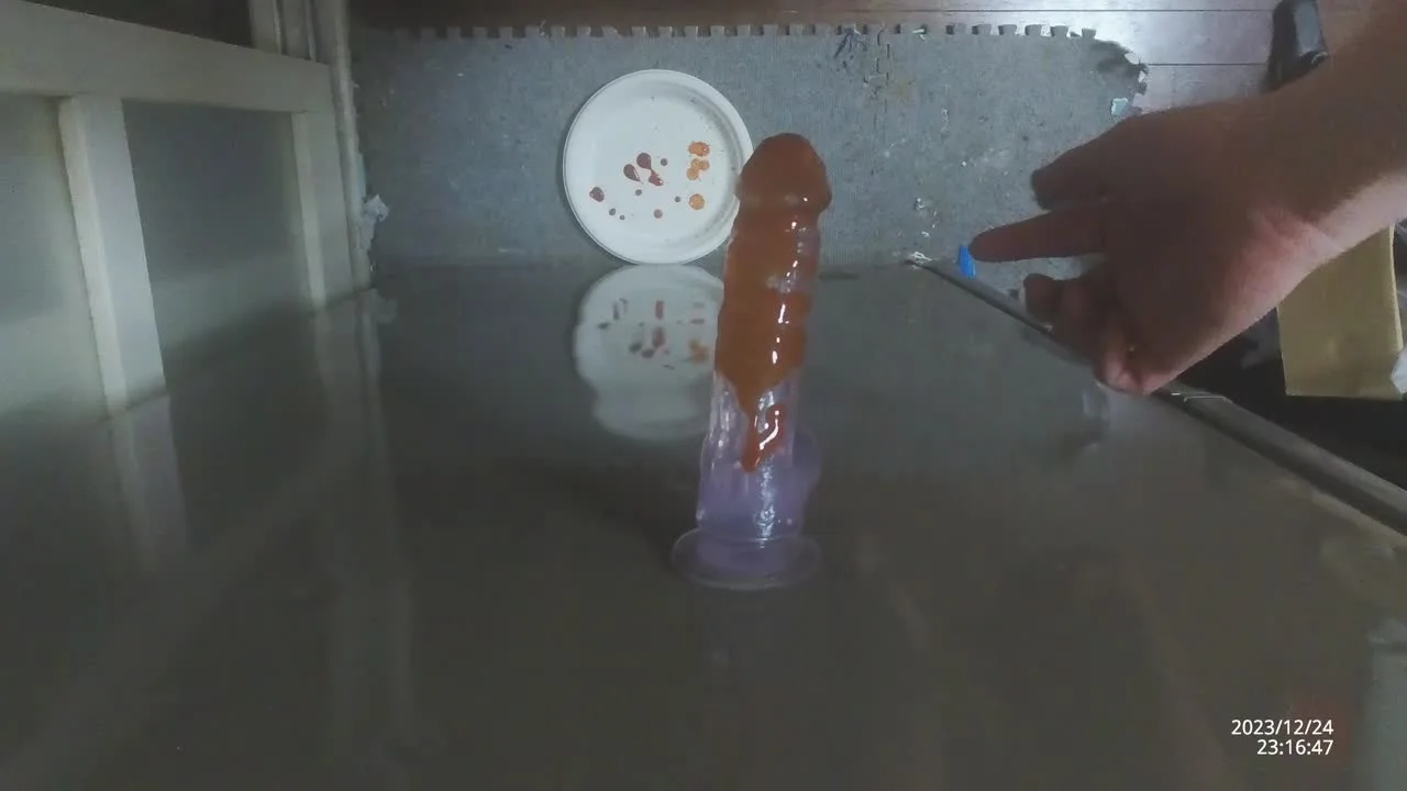 アナルにデスソースディルド突っ込んでみた - FC2 Video - 350391