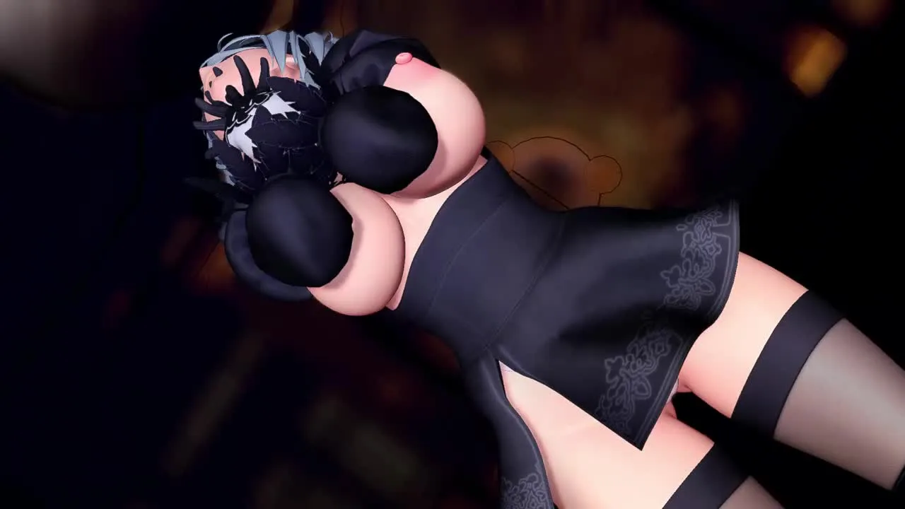2B/Spit it out【MMD】 - FC2 Video - 356589