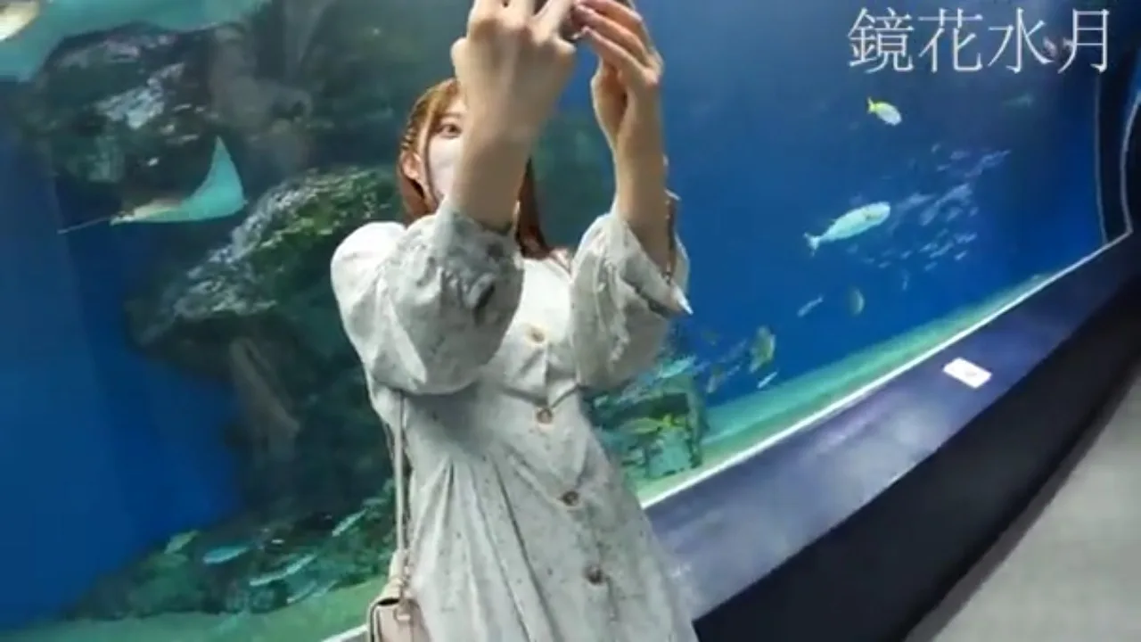 【Ｇカップ美女】まいちゃんのお友達めいちゃんと水族館デート！デート後即生中出し！ - FC2 Video - 361656