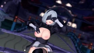 2B/Gimme×Gimme【MMD】 - FC2 Video - 363304