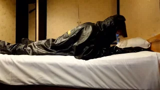 老け専ゲイが久し振りに一人ラブホで雨合羽オナニー - FC2 Video - 388039