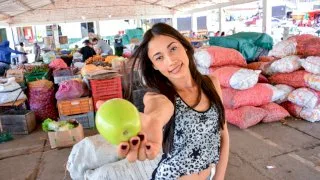 Naughty Latina Juanita Gomez enjoys a hot reality pickup and fuck scene - Carne del Mercado - 14013