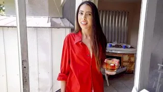 Loud Neighbor Apologizes With Pussy - Latina Sex Tapes - 14744