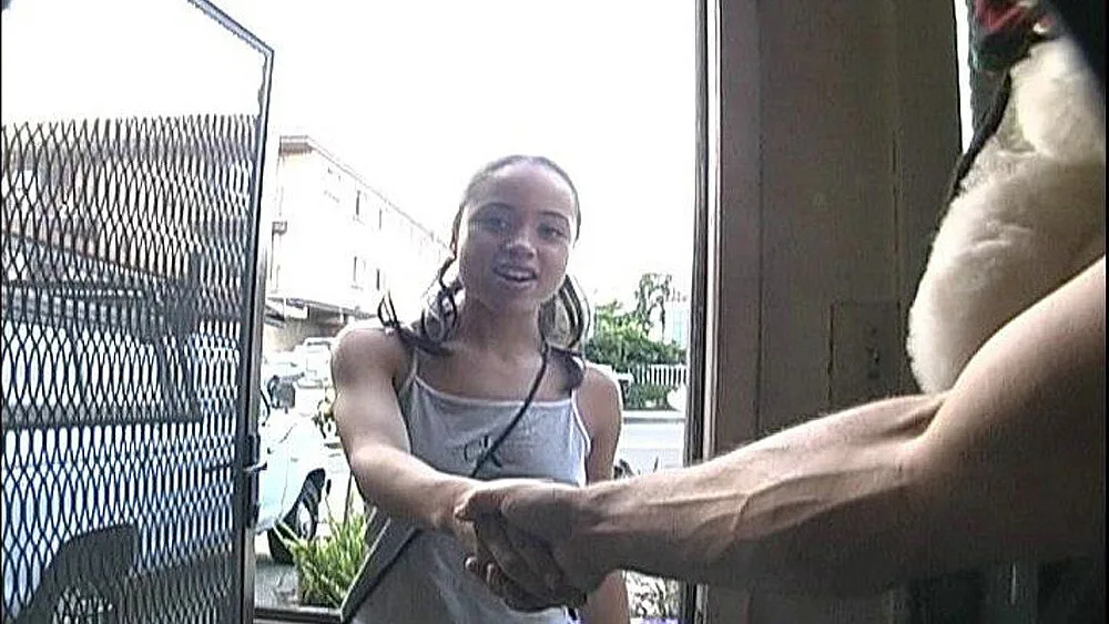 Maid Simone fucking in the living room with her natural tits - My Naughty Latin Maid - 20338