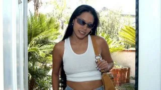 Domino fucking in the floor with her black hair - My Naughty Latin Maid - 20392