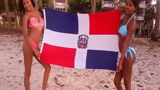 Happy Hour threesome with 2 dominican teens after chill day at the beach in Boca Chica, Dominican Republic - Toticos - 24759