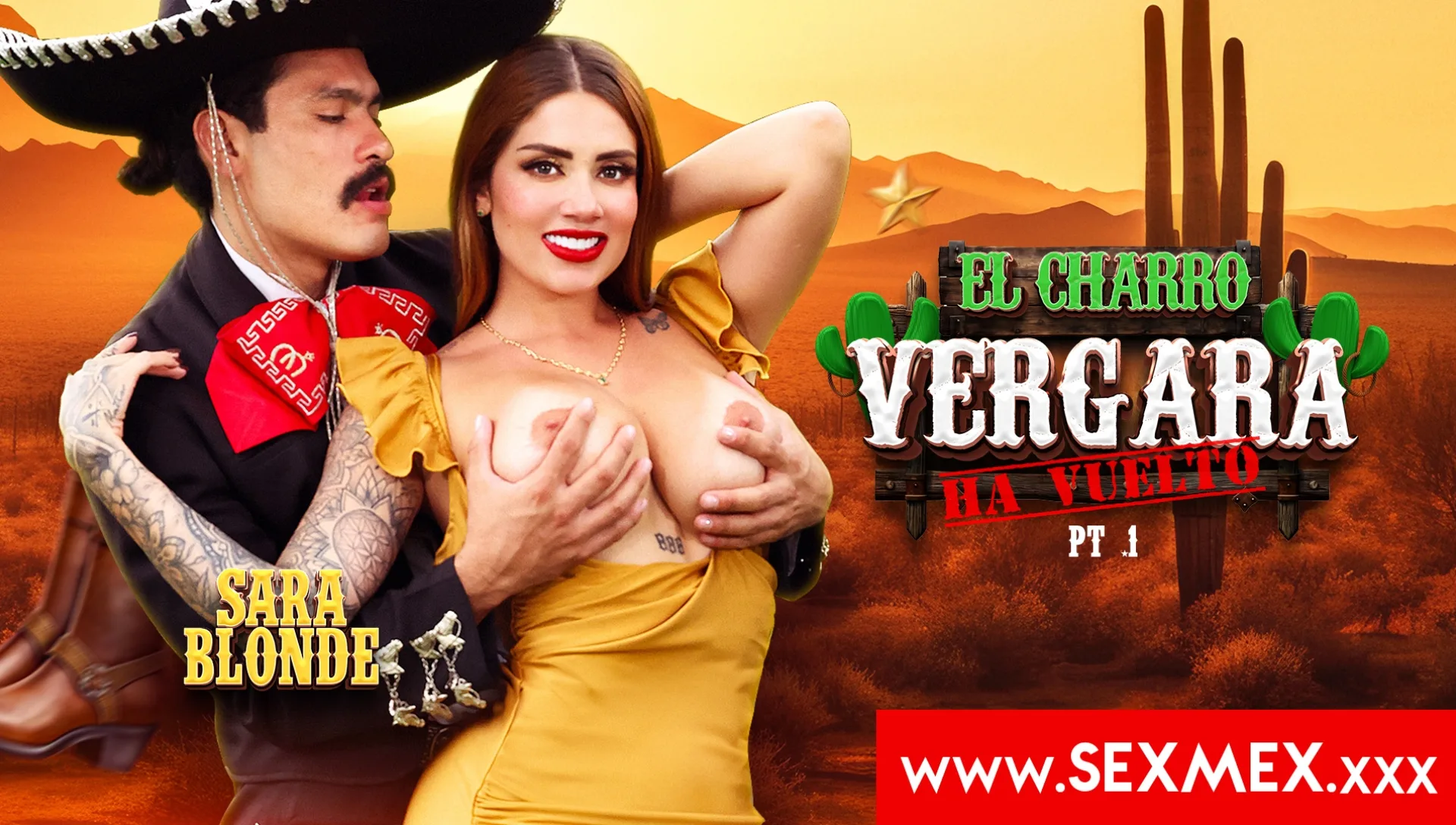 THE RETURN OF CHARRO VERGARA 2 . Sara Blonde - SEXMEX - 24875