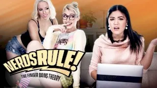 Nerds Rule!: The Finger Bang Theory - Girlsway - 42529