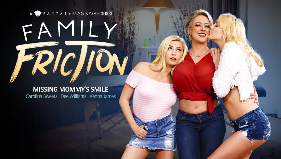 Family Friction 4: Missing Mommy's Smile, Scene #01 - All Girl Massage - 43585
