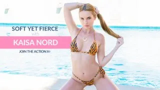 Hot blonde plays with her pussy on the pool table - A Girl Knows - 50727