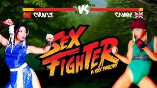 Sex Fighter: Chun Li vs. Cammy (XXX Parody) - Hot And Mean - 54571