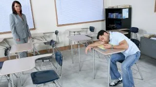 Kasandra Blue fucking in the classroom with her big ass - My First Sex Teacher - 2046