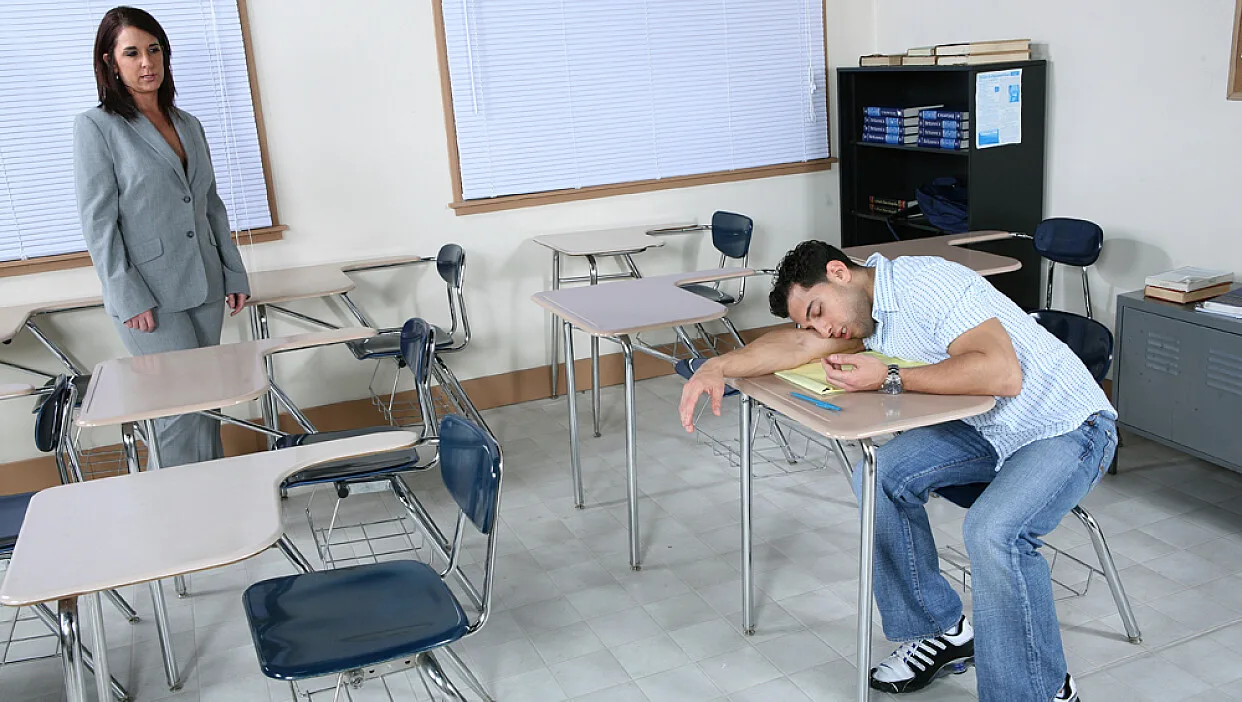 Kasandra Blue fucking in the classroom with her big ass - My First Sex Teacher - 2046