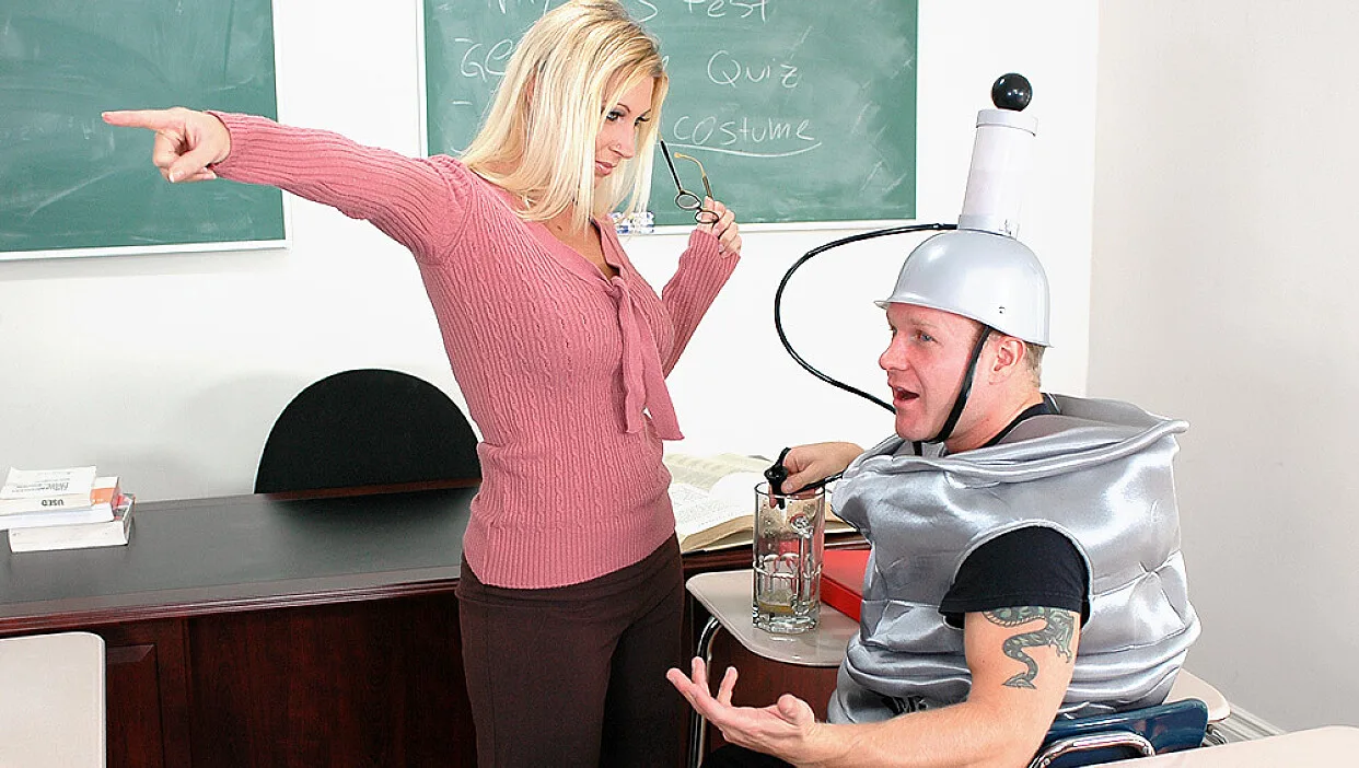 American Devon Lee fucking in the classroom with her tits - My First Sex Teacher - 2596