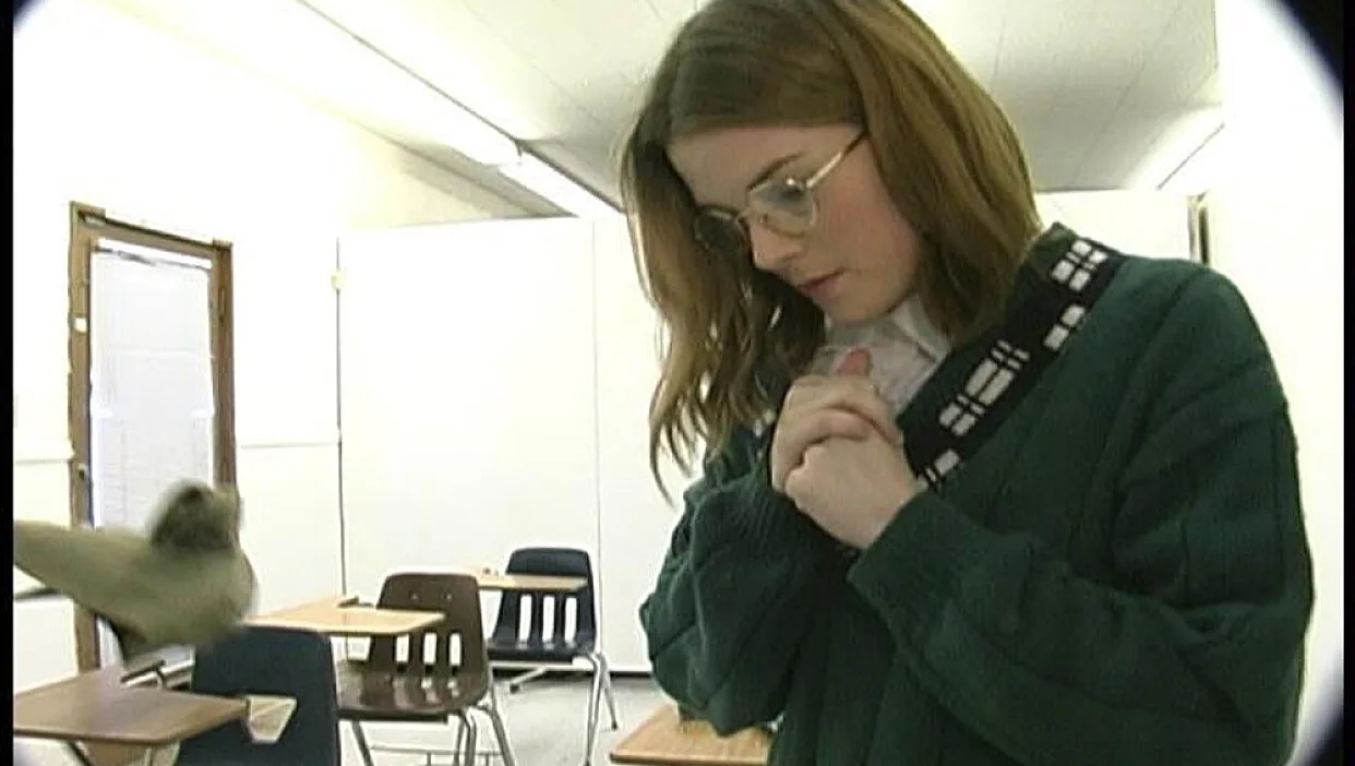 Keiko fucking in the classroom with her natural tits - Naughty Bookworms - 3160