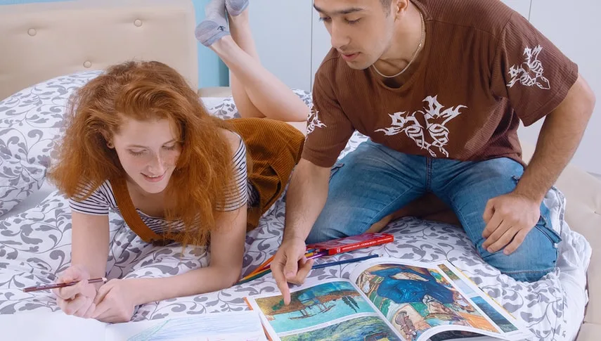 Long pencil or a hard dick? - FuckStudies - 7619