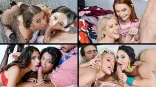 Two Girls One Cock Compilation - MylfSelects - 47933