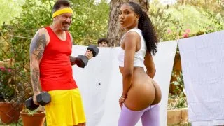 Milf Workout Teases Pervy Neighbor - MILFED - 50797