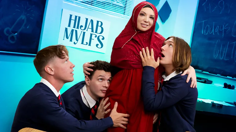 It Takes a Real Woman to Please Three Cocks At Once - Hijab Mylfs - 59062
