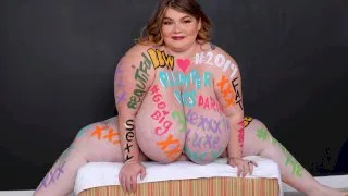 Body Painted BBW - Plumper Pass - 23410