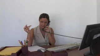 Daisy Duxe fucking in the desk with her big ass - Dirt Cheap Big Tits - 19780