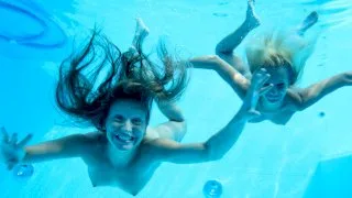Sara and Nessy swimming naked - Club Seventeen - 16313