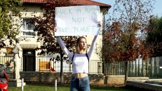 Fuck my pussy, NOT the planet! - Club Seventeen - 25951