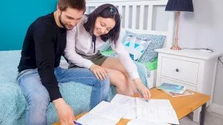 Friends cum on their assignments - Teen Mega World - 32902