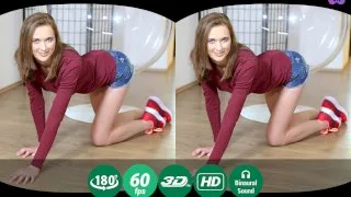 Cutie orgasms in front of mirror - Teen Mega World - 38216