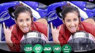 The Biker Babe in Leather Pants Shows Her Best - Teen Mega World - 38246