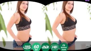 Steamy Solo of the Hot Busty Babe in Tight Shorts - Teen Mega World - 38298