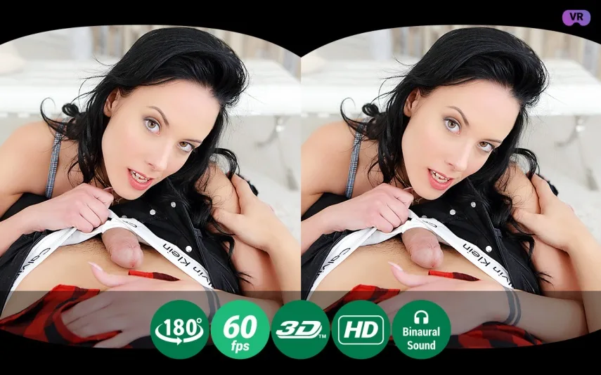 Horny Brunette Blows and Fucks a Fat Dick - Teen Mega World - 38300