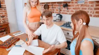 Abacus loses to a threesome game - Teen Mega World - 42221