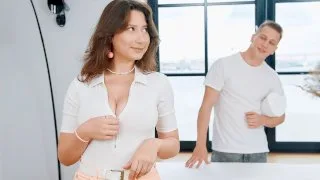 Hottie orgasms on massage table - Teen Mega World - 43551