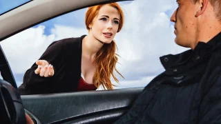 British Redhead Sucks Cock - Stranded Teens - 46501