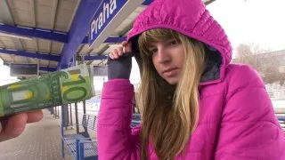 Flashing Strangers on a Train - Public Pickups - 12159