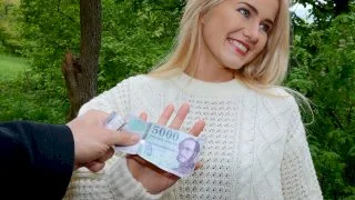 Blonde Hottie Fucks Outdoors - Public Pickups - 12447