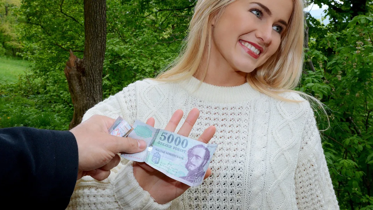 Blonde Hottie Fucks Outdoors - Public Pickups - 12447