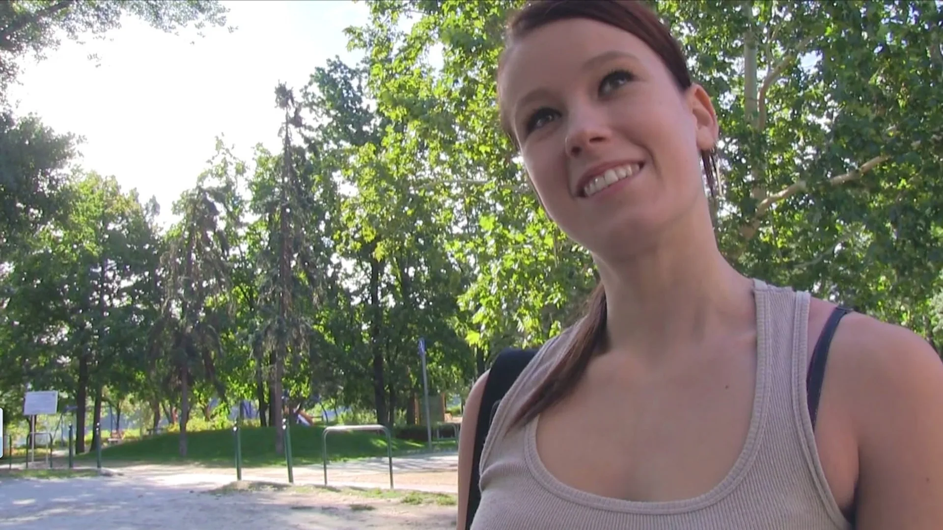 Money Makes Athletic Beauty Jump On Stranger's Dick - Public Agent - 14075